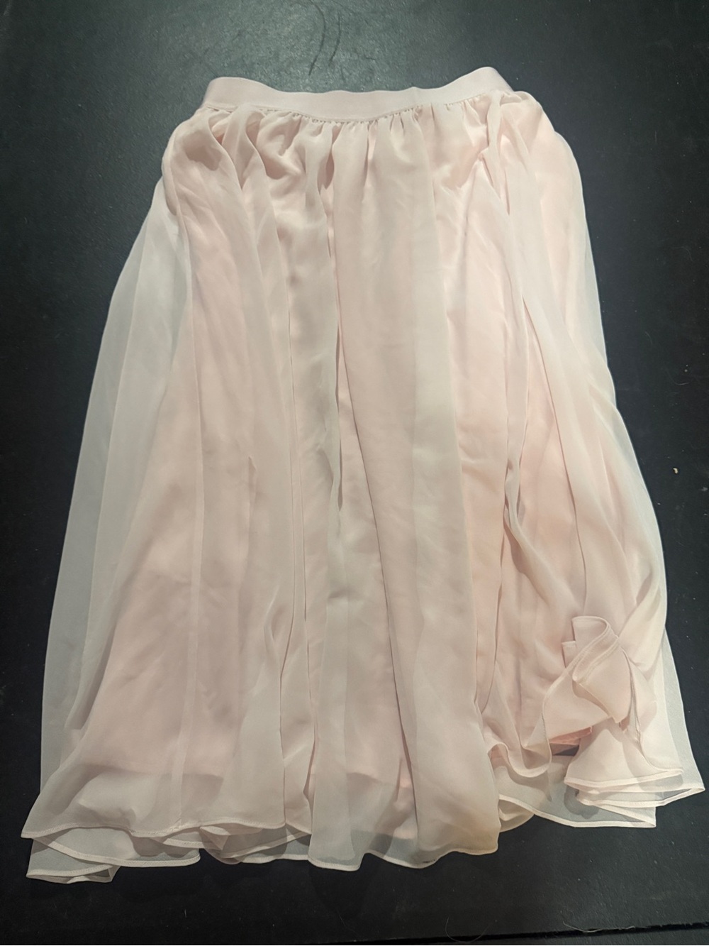 Ricki's Light Pink Chiffon Midi Skirt